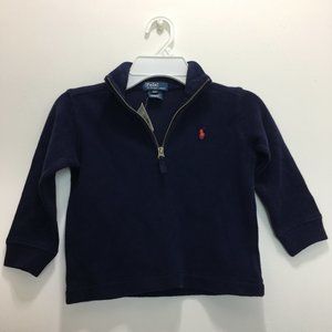 NEW Polo by Ralph Lauren Boys Toddler Navy Sweatshirt size 2 2T